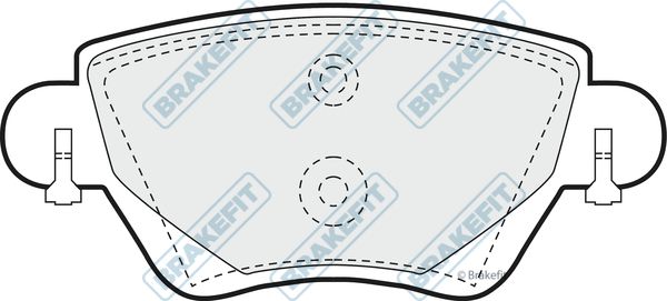 APEC BRAKING Bremžu uzliku kompl., Disku bremzes PD3054